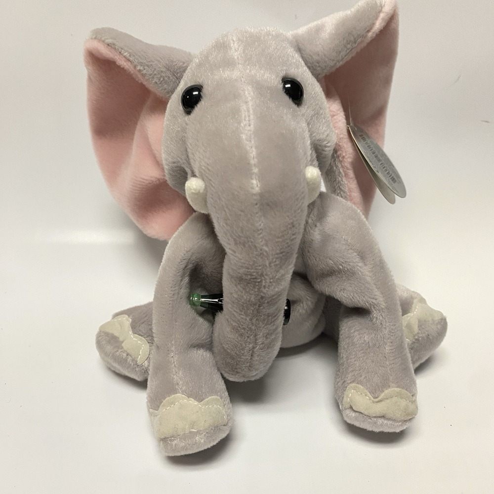 Vintage #0217 Coca-Cola International Bean‎ Bag Plush Kenya Clomp Elephant 1998